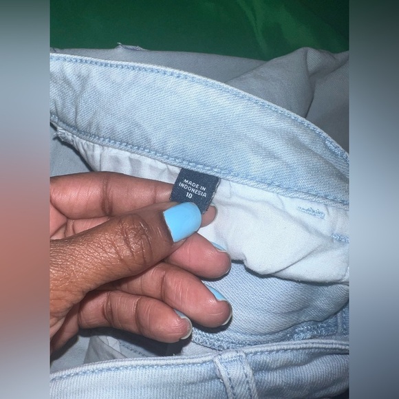 J.Jill Denim High Rise Full Leg Light Blue Women's Stretch Jeans size 10 - Picture 8 of 11